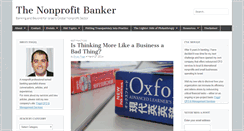 Desktop Screenshot of nonprofitbanker.com